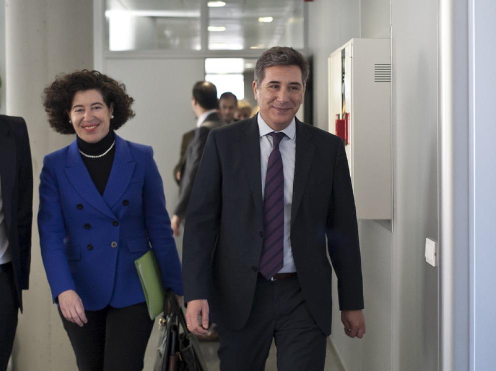 Alcutén y Oliván, en una imagen de archivo