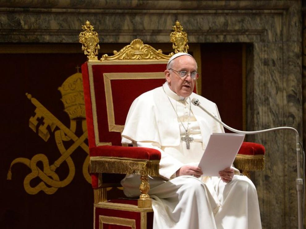 El Papa Francisco, este viernes en el Vaticano