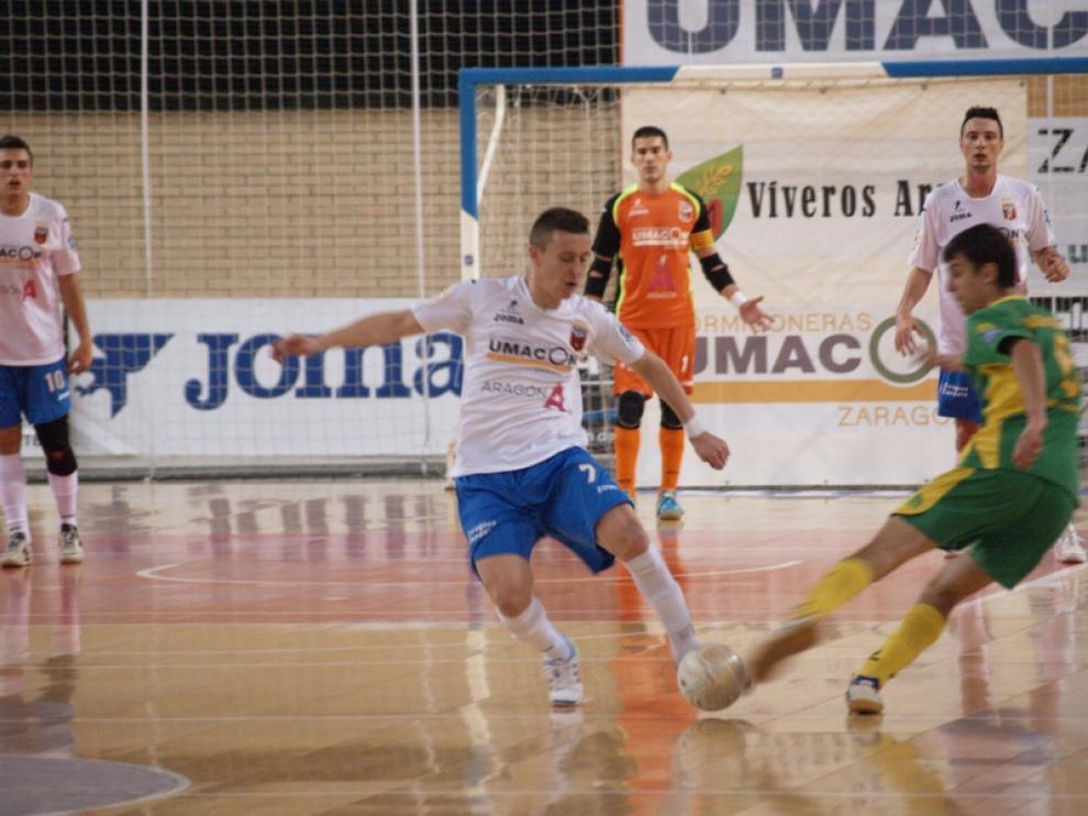El Umacón en un partido anterior