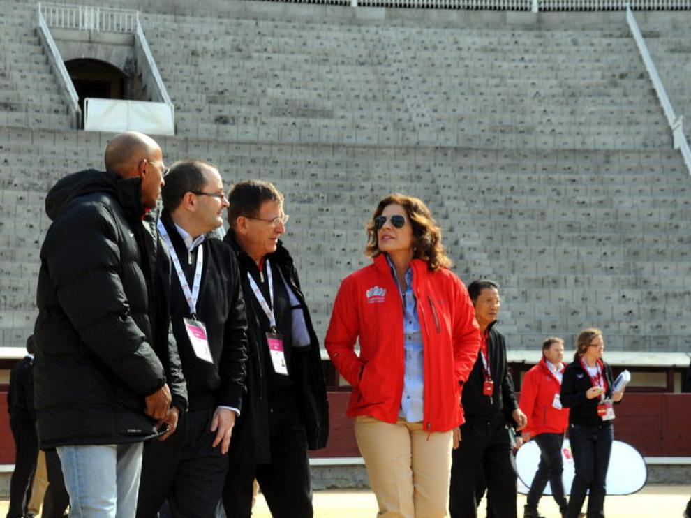 El COI, en su visita a la plaza de toros de Las Ventas