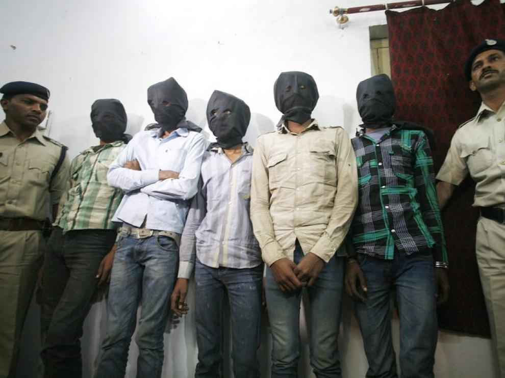 Los seis detenidos esta semana en India tras violar a una turista suiza