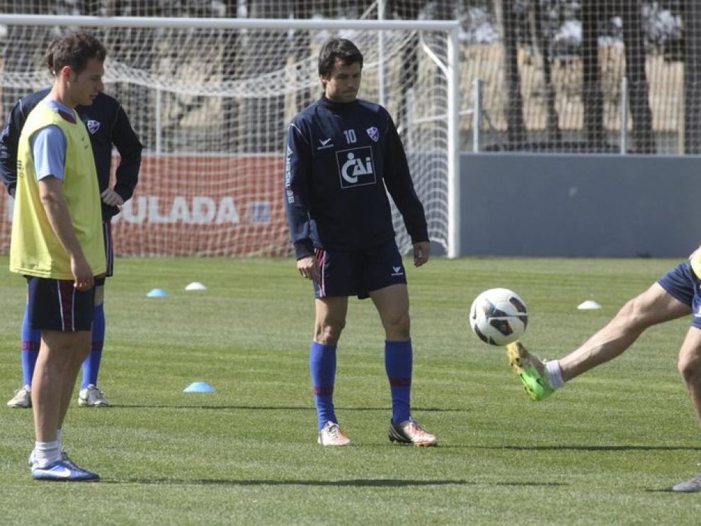 El Huesca prepara su choque contra el Barcelona B