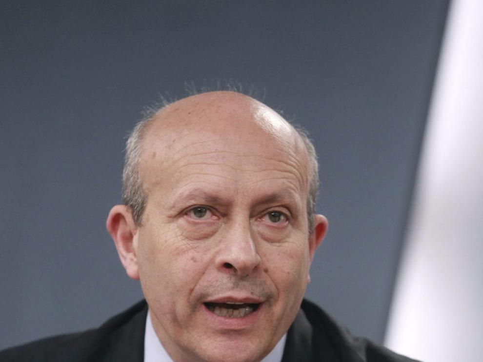 El ministro de Educación, José Ignacio Wert