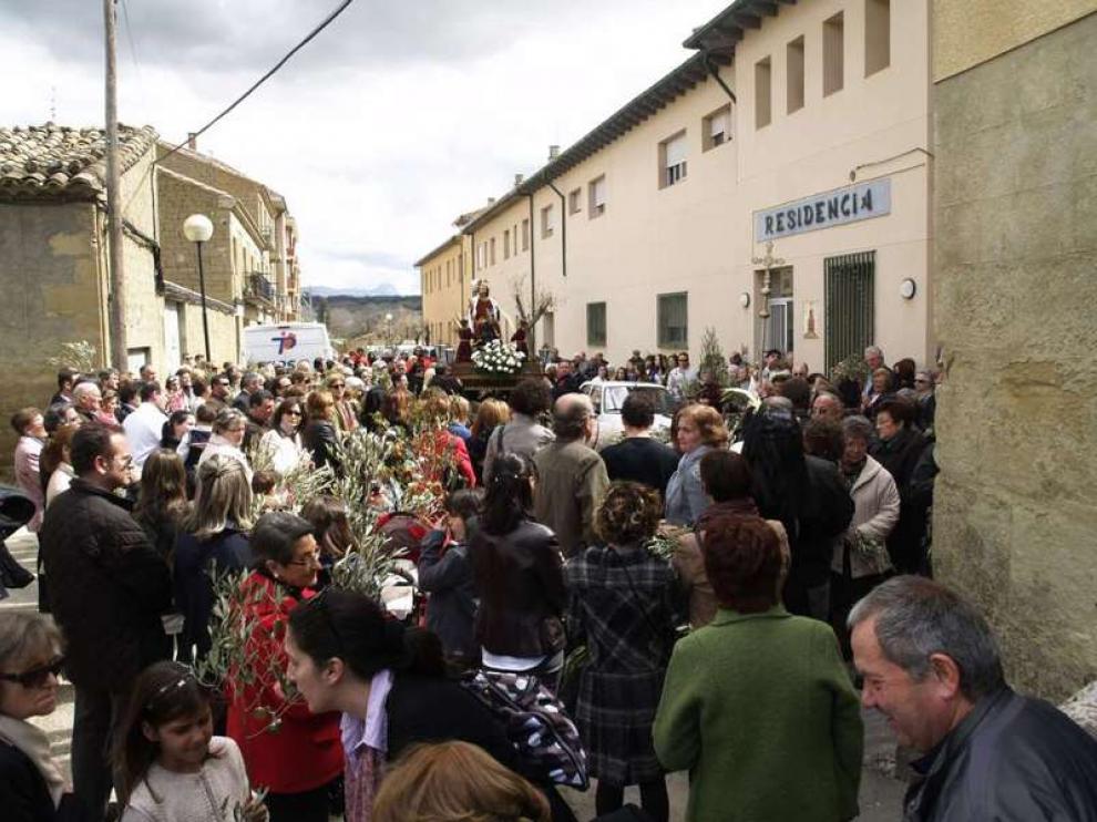 La Procesión de la Burreta, en Ayerbe