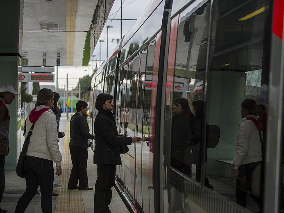 Línea 1 del tranvía de Zaragoza.