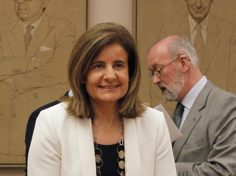 Fátima Báñez, ministra de Empleo