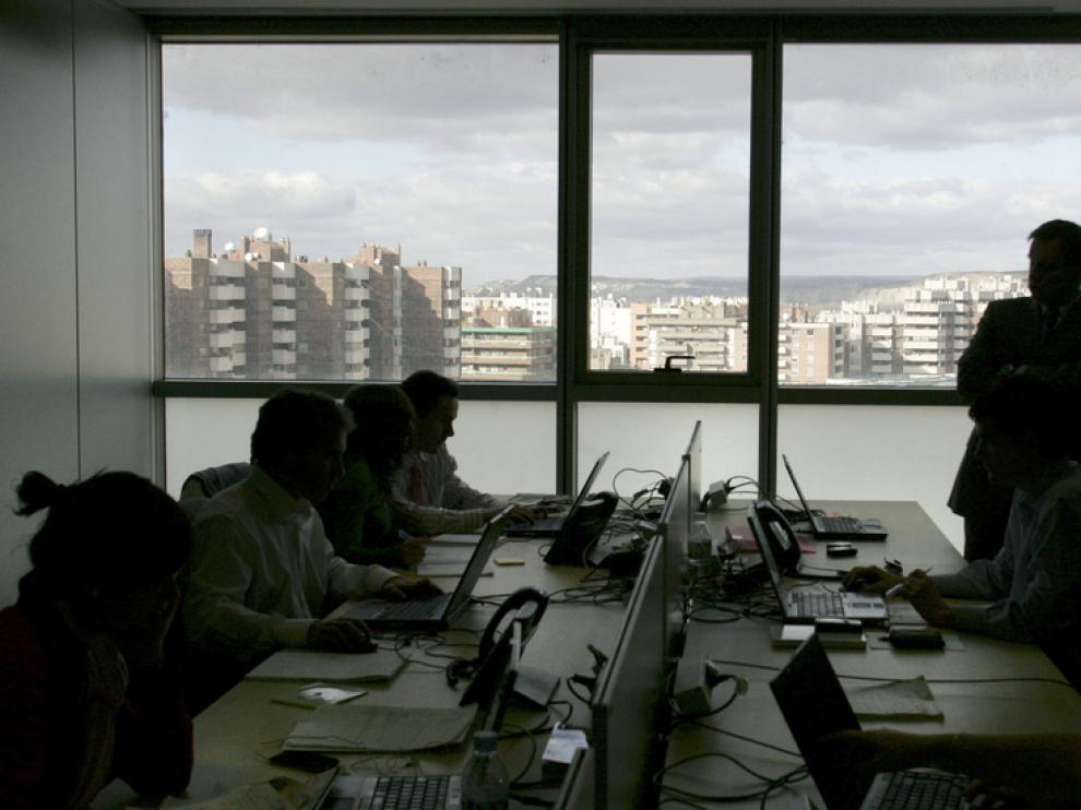 Una oficina con vistas al Ebro en Zaragoza