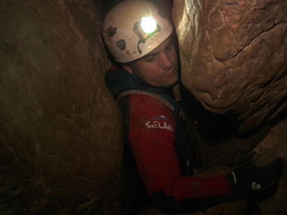 Los espeleólogos pasan parte de su tiempo en lugares como la Cueva del Gato.