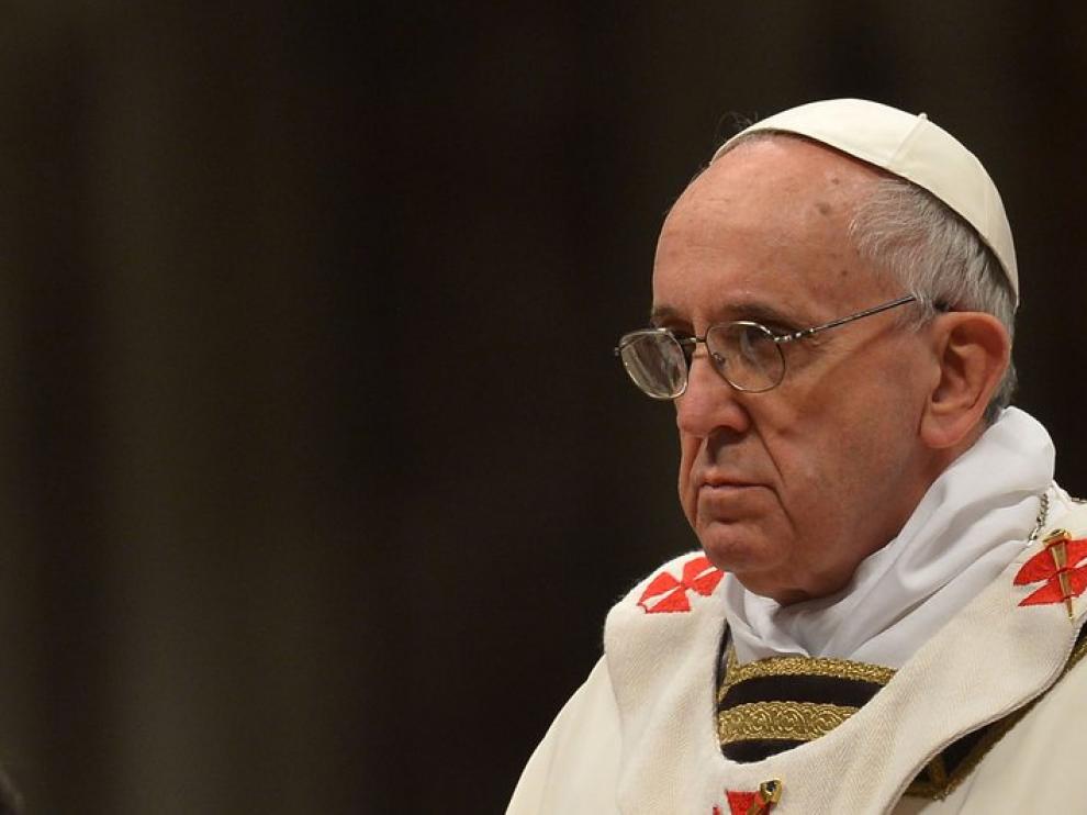 El papa Francisco, durante la Misa Crismal
