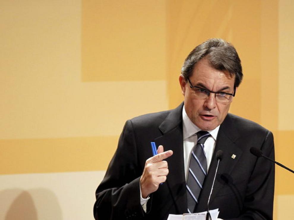 El presidente de la Generalitat, Artur Mas