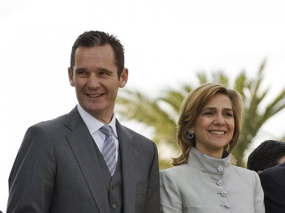 La infanta y el duque de Palma en una imagen de archivo