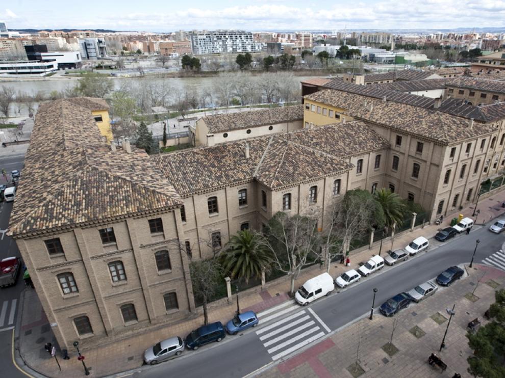Vista aérea del instituto Luis Buñuel