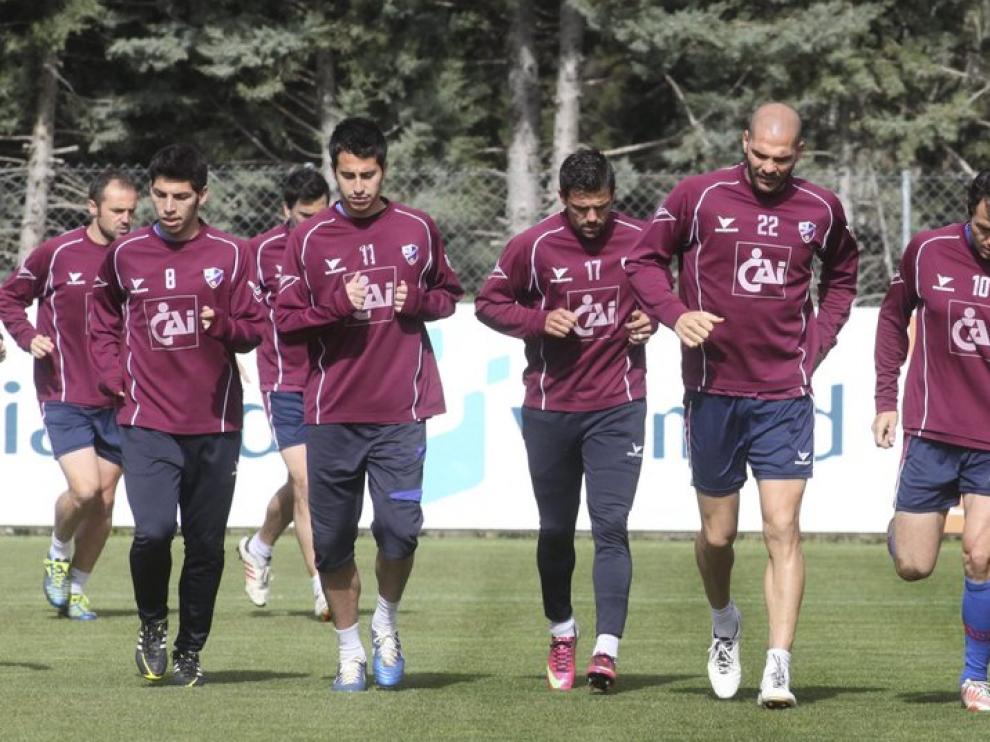 Entrenamiento del Huesca