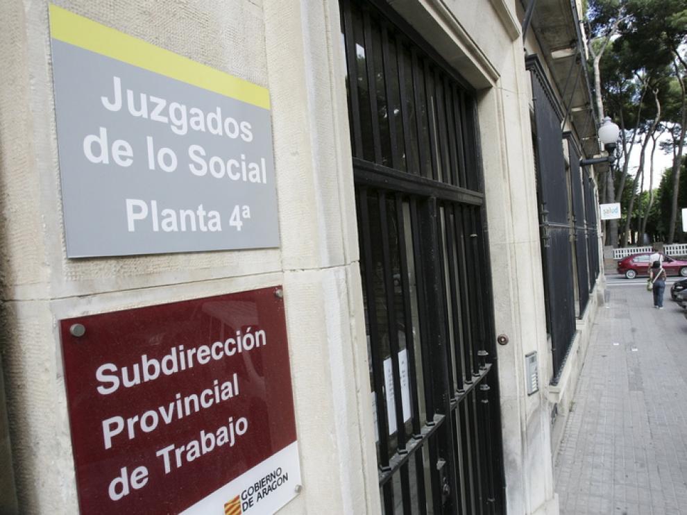 El juzgado de lo Social de Huesca recibió casi 300 demandas