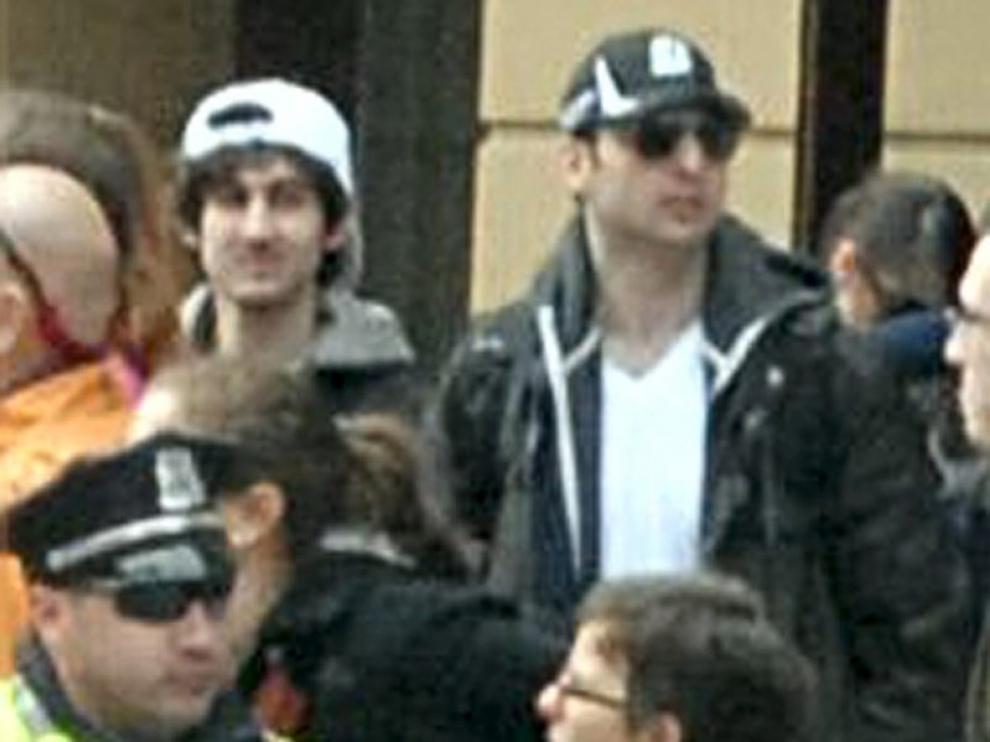 Fotos de los sospechosos del atentado de Boston