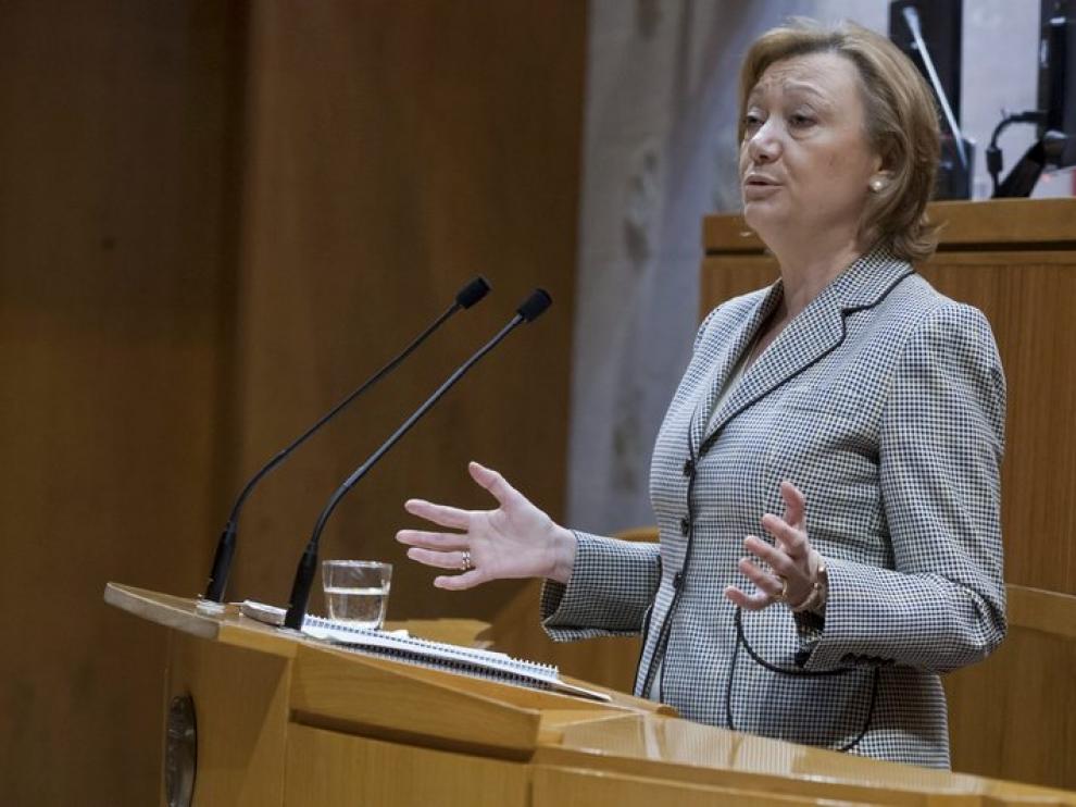 La presidenta de Aragón ha presentado el plan de incentivación económica