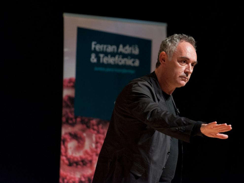 Ferran Adrià en el tour 'Juntos para transformar'