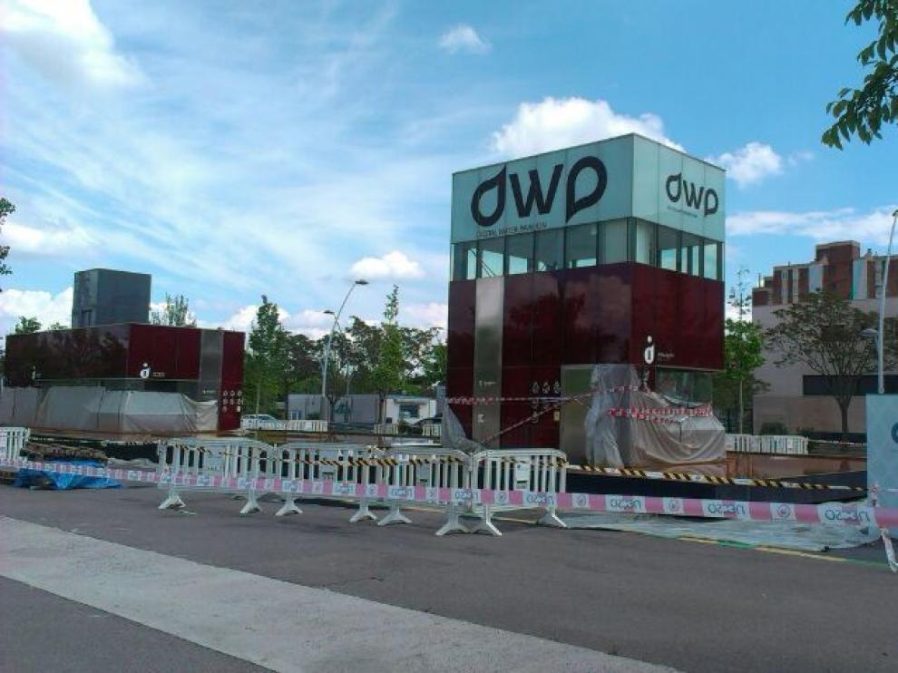 Obras en el Pabellón Digital del Agua