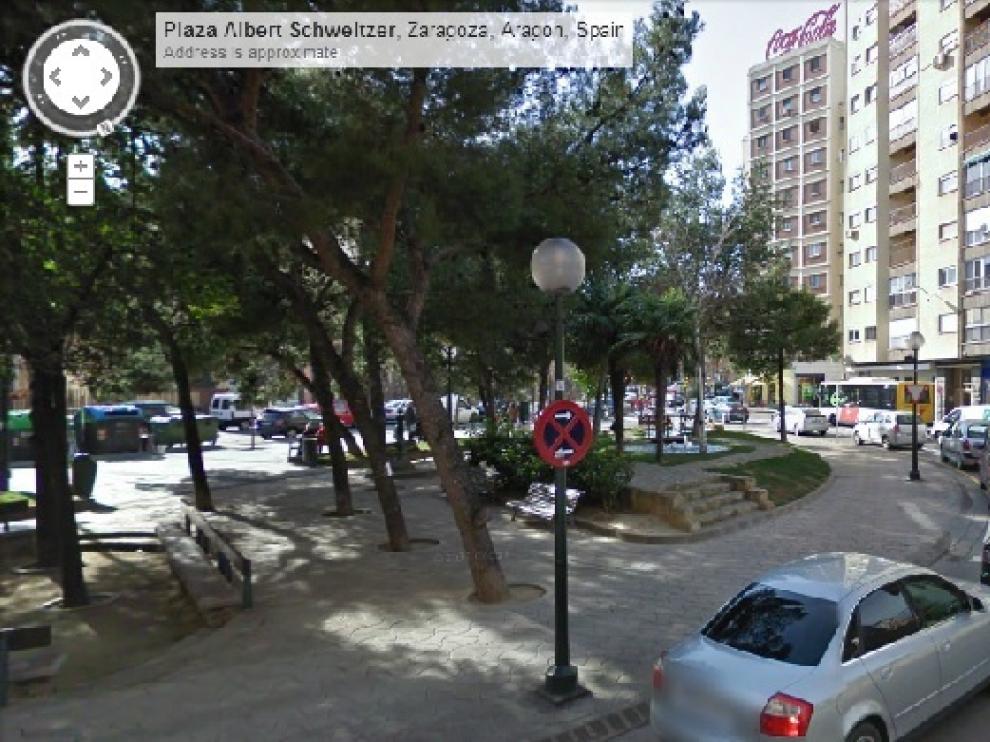 Plaza Albert Schweitzer de Zaragoza