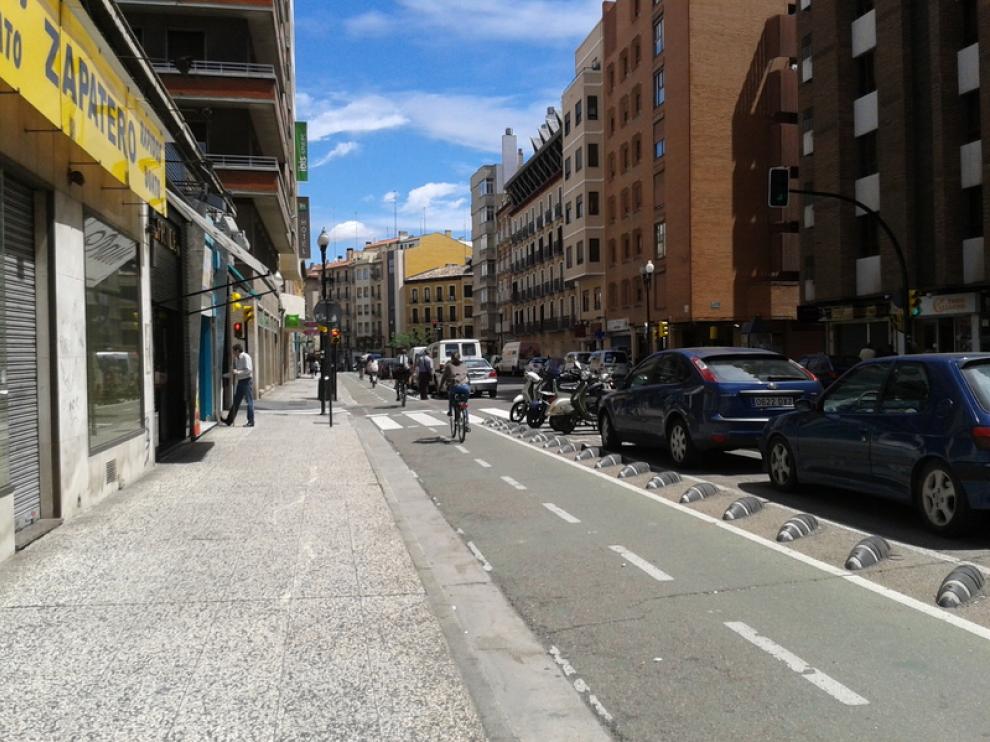 Ampliar el carril bici es una de las propuestas de los vecinos del Casco Histórico