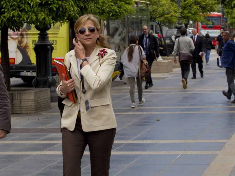 La infanta Cristina, en Barcelona