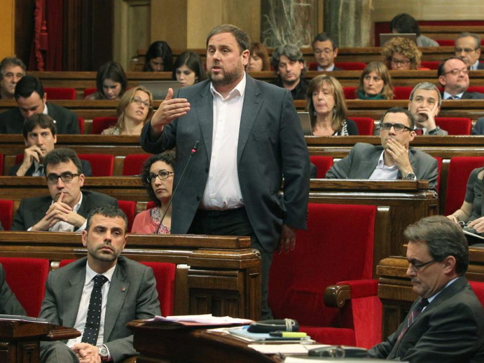 El debate en el Parlamento catalán