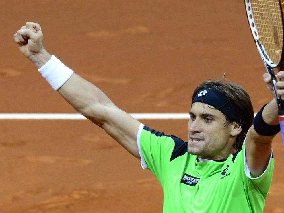 David Ferrer tras vencer a Haas