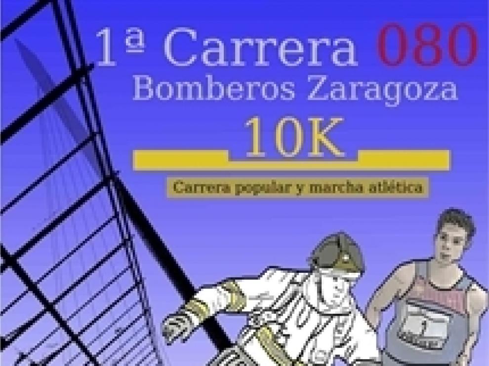 Cartel de la prueba en Zaragoza