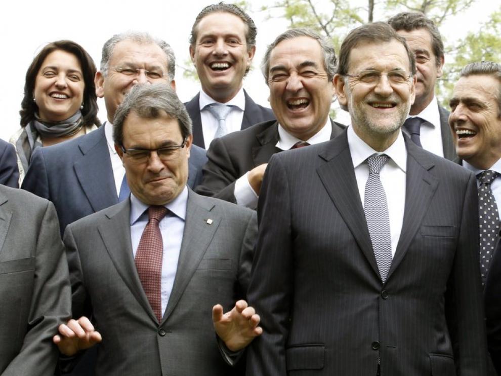 Artur Mas y Mariano Rajoy en una imagen de archivo