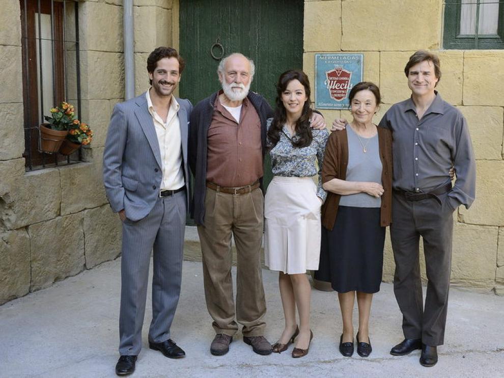 San Juan, a la derecha, con sus compañeros de 'Gran Reserva: el origen'