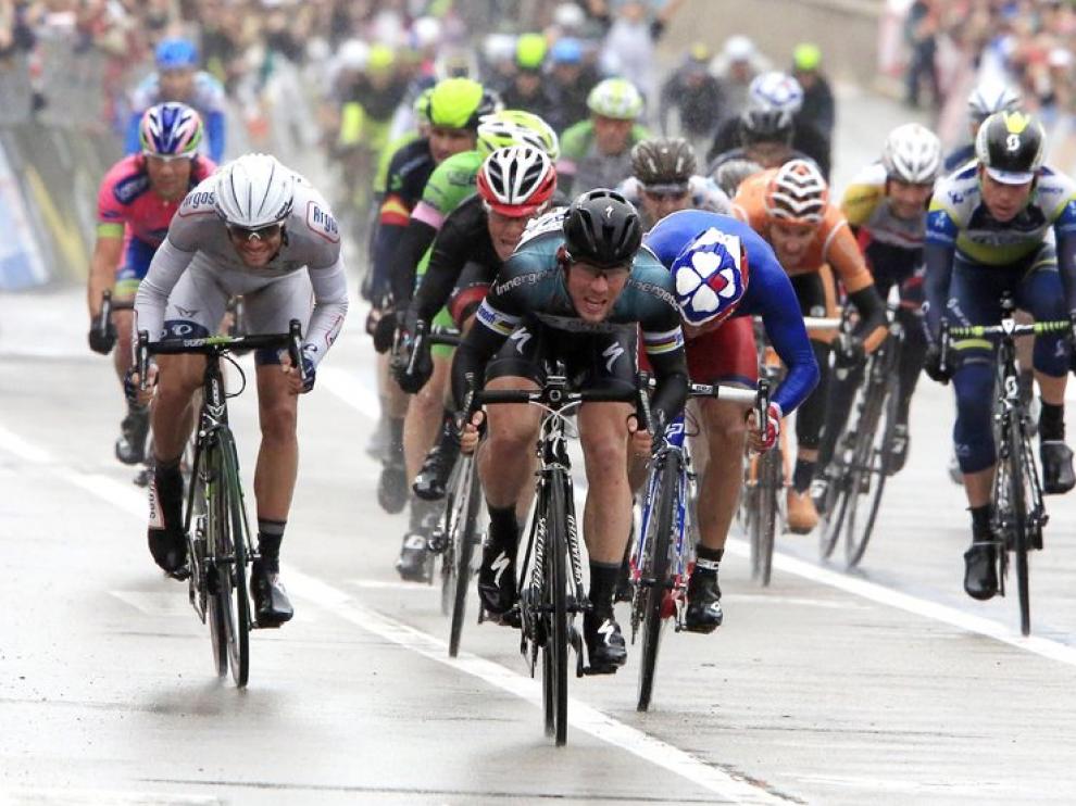 Cavendish, en pleno sprint