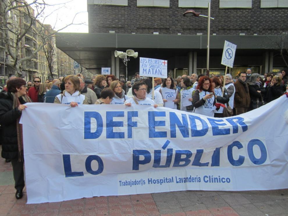 Protesta del sector sanitario