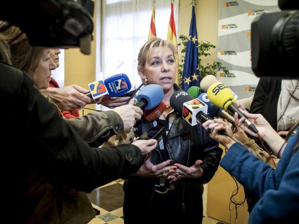 La consejera de Educación del Gobierno de Aragón, Dolores Serrat