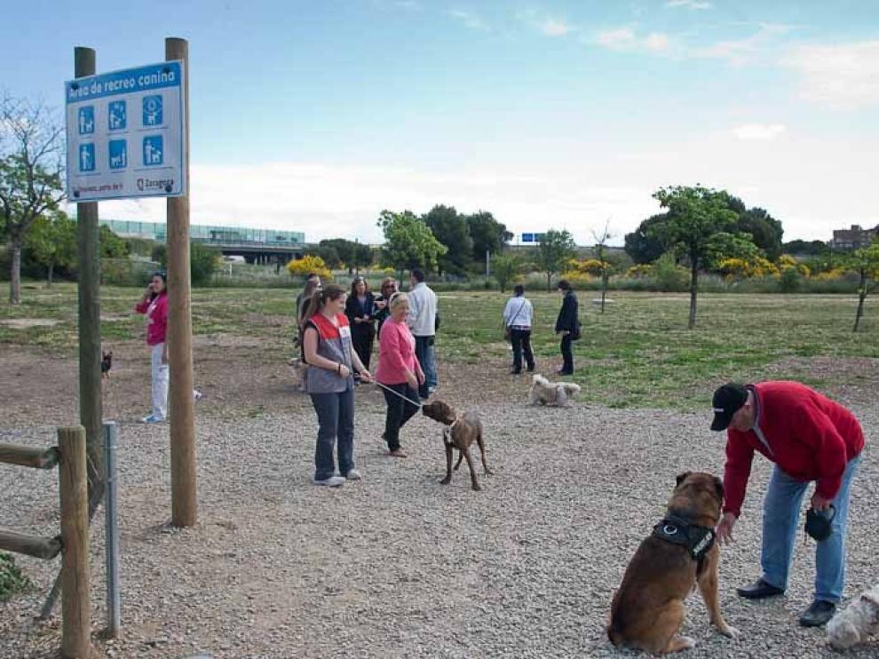 Imagen de archivo de la zona canina en el parque de los Cineastas