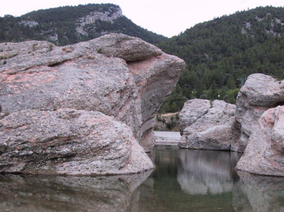 El río Bergantes a su paso por la provincia de Teruel
