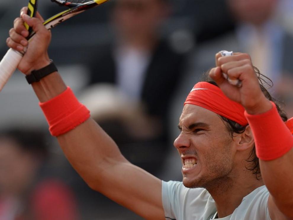 Nadal celebra la victoria