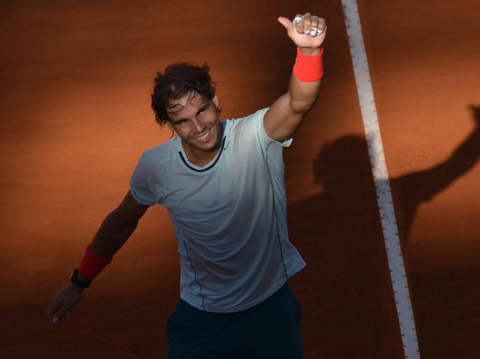 Nadal vence a Roger Federer en el Masters 1.000 de Roma