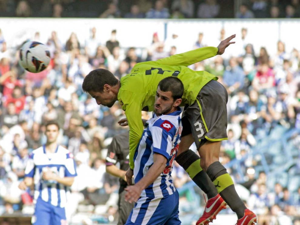 Raúl Rodríguez y Oliveira, durante el encuentro en Riazor