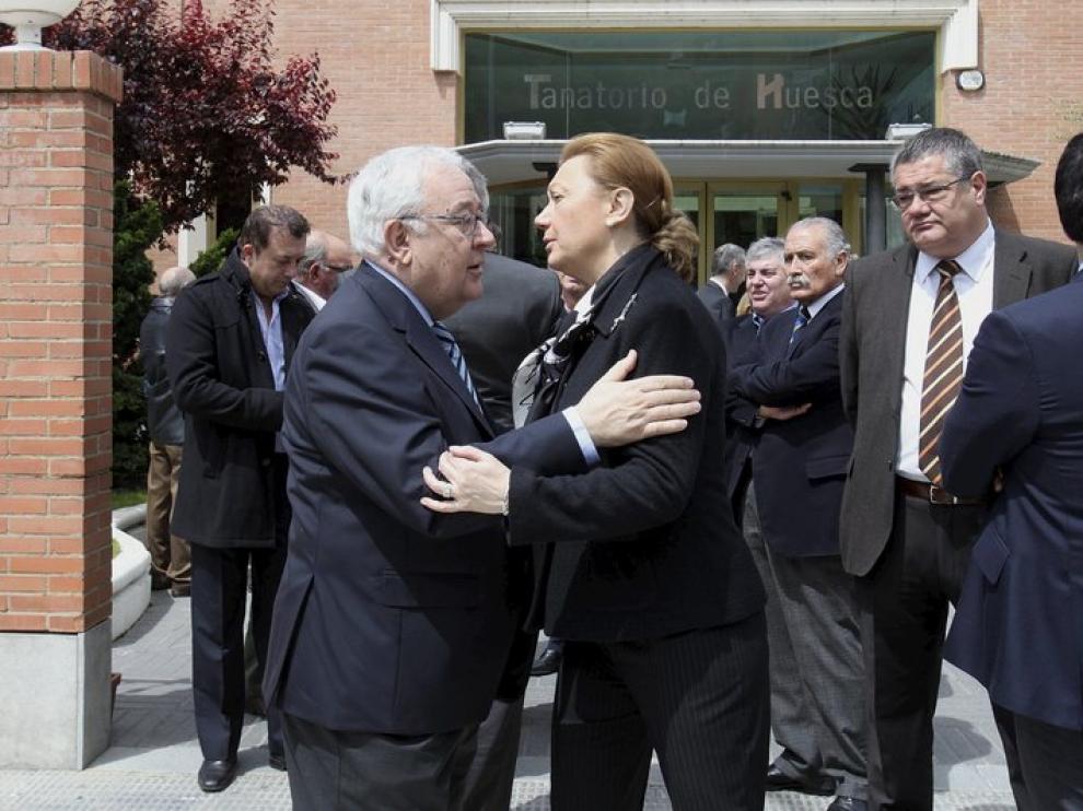 La política aragonesa, de luto por la muerte de María Jesús Burró
