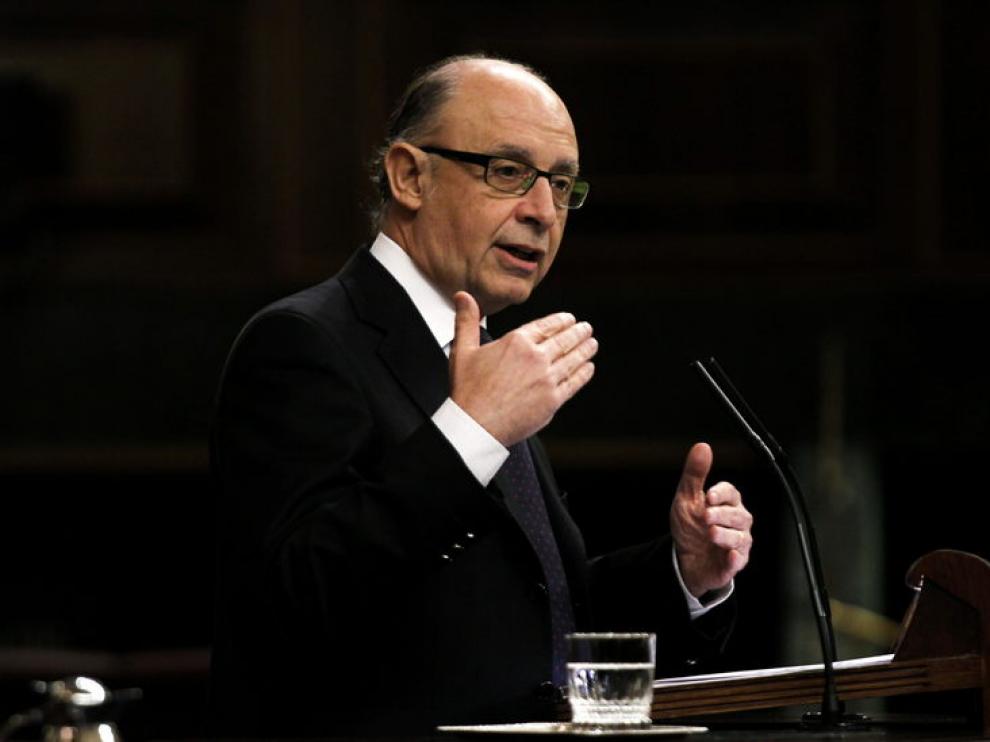 El ministro de Hacienda, Cristóbal Montoro