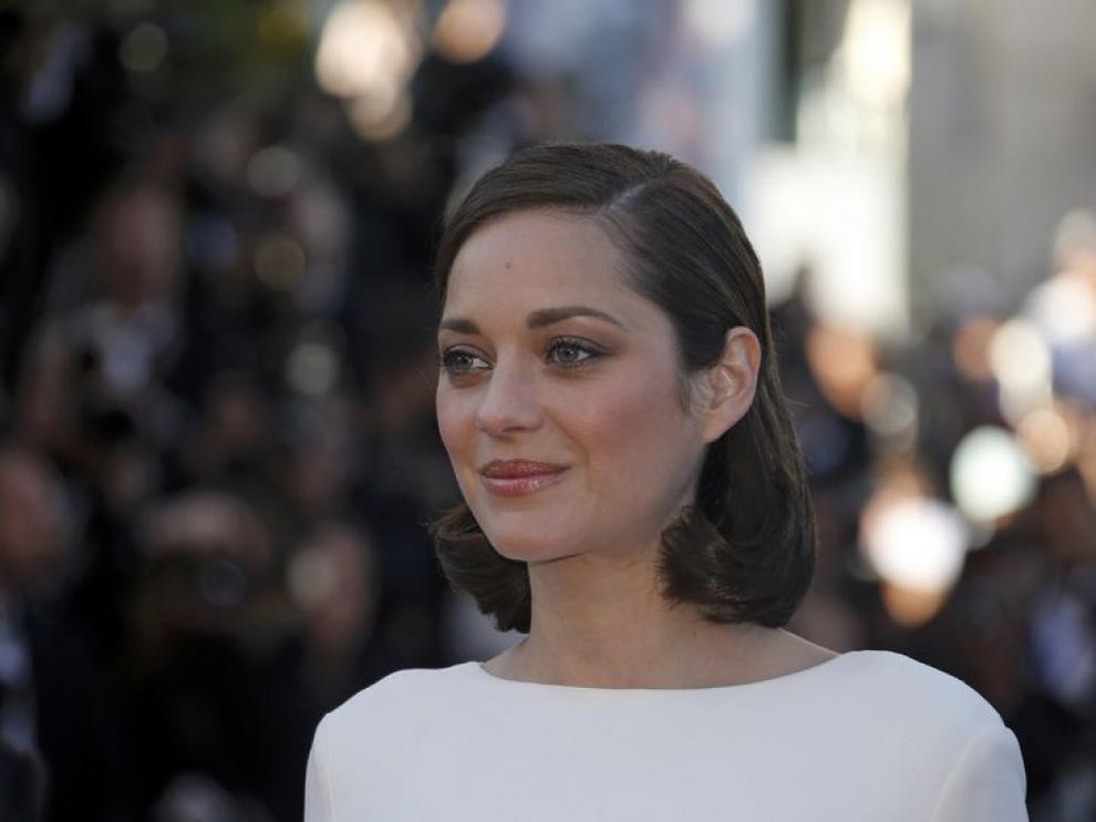 La alfombra roja de Cannes ha recibido a la francesa Marion Cotillard.