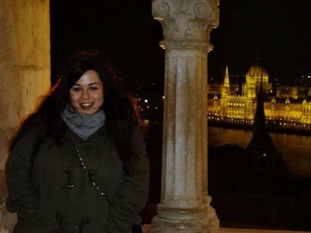 Sara Sánchez, en Budapest