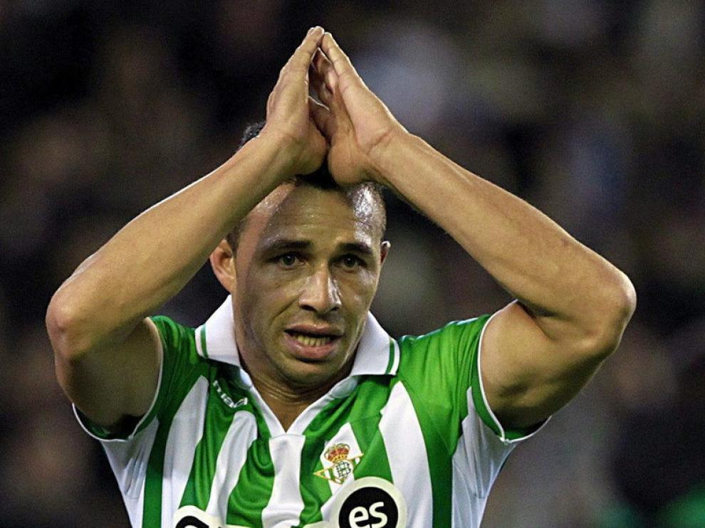 Delantero del Real Betis Balompié Rubén Castro
