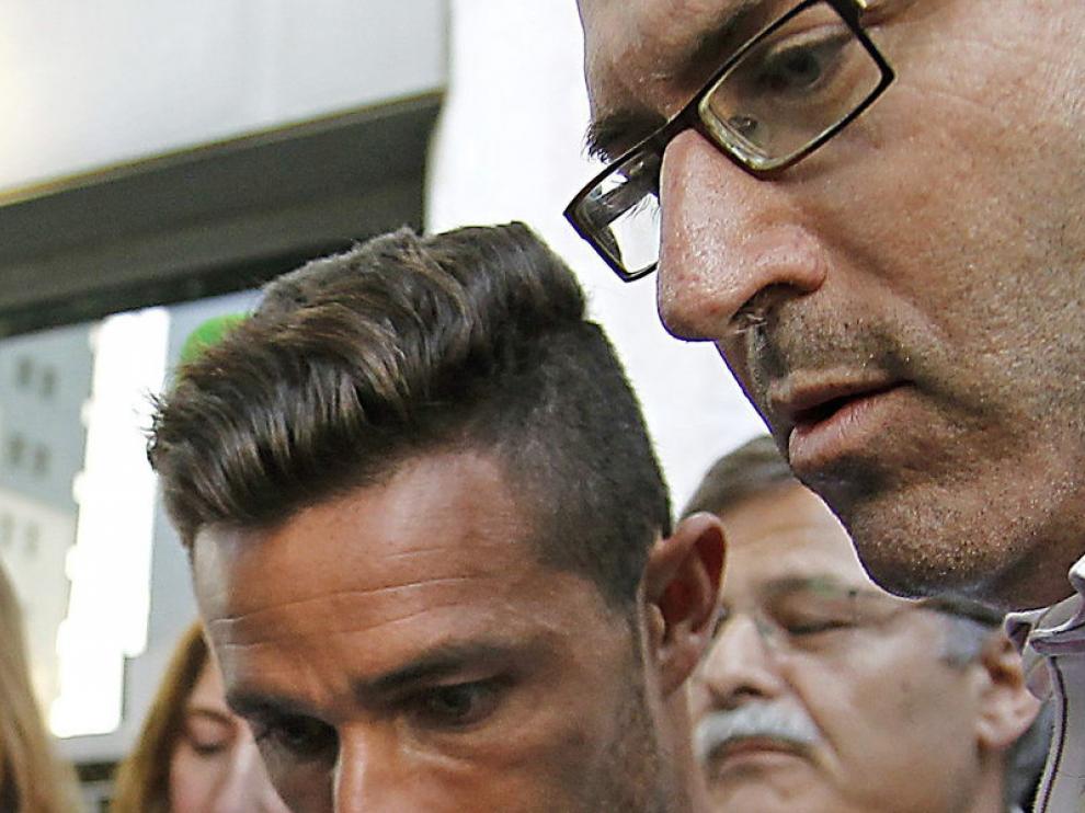 Rubén Castro, a la salida de los Juzgados