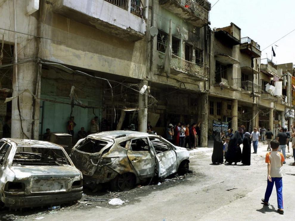 Foto de archivo de un ataque en Iraq