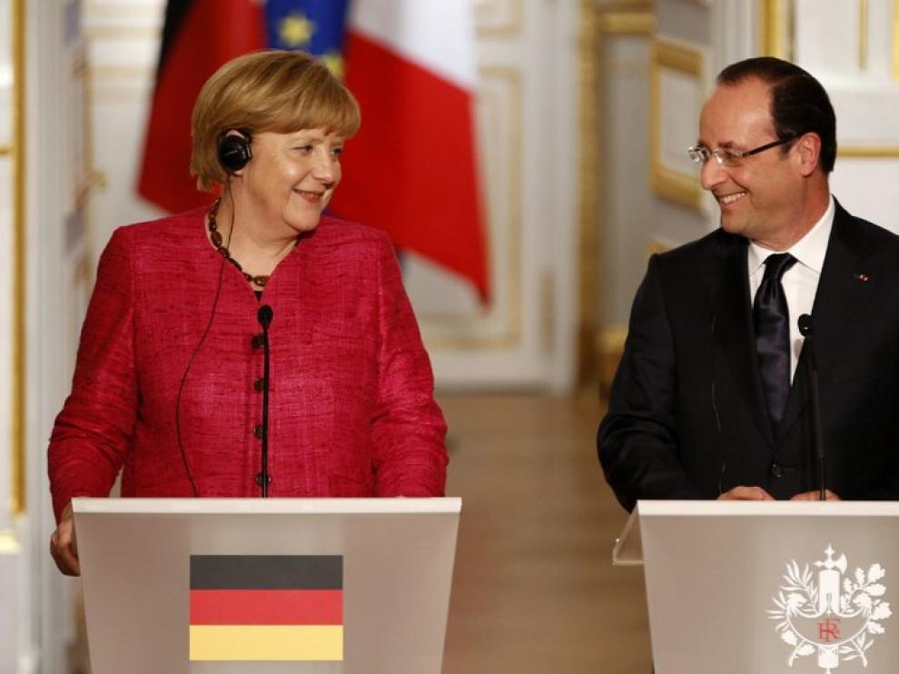 Merkel y Hollande