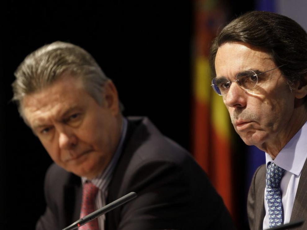 Aznar, durante el acto de este viernes.