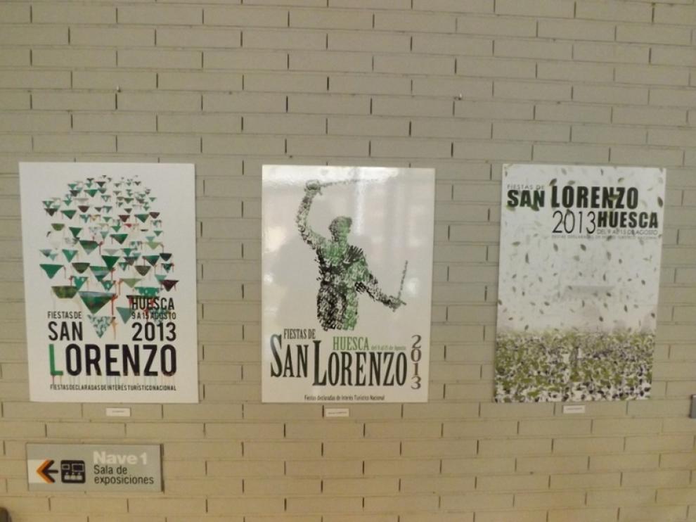Los tres carteles finalistas del concurso