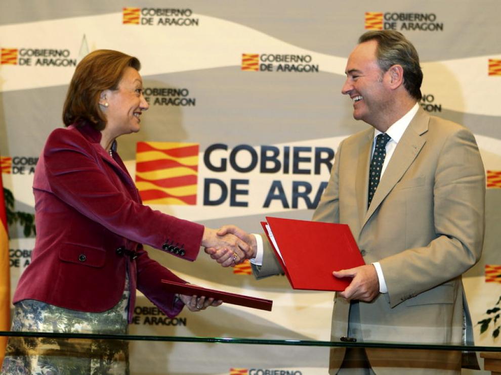 Rudi y Fabra, este viernes en Zaragoza