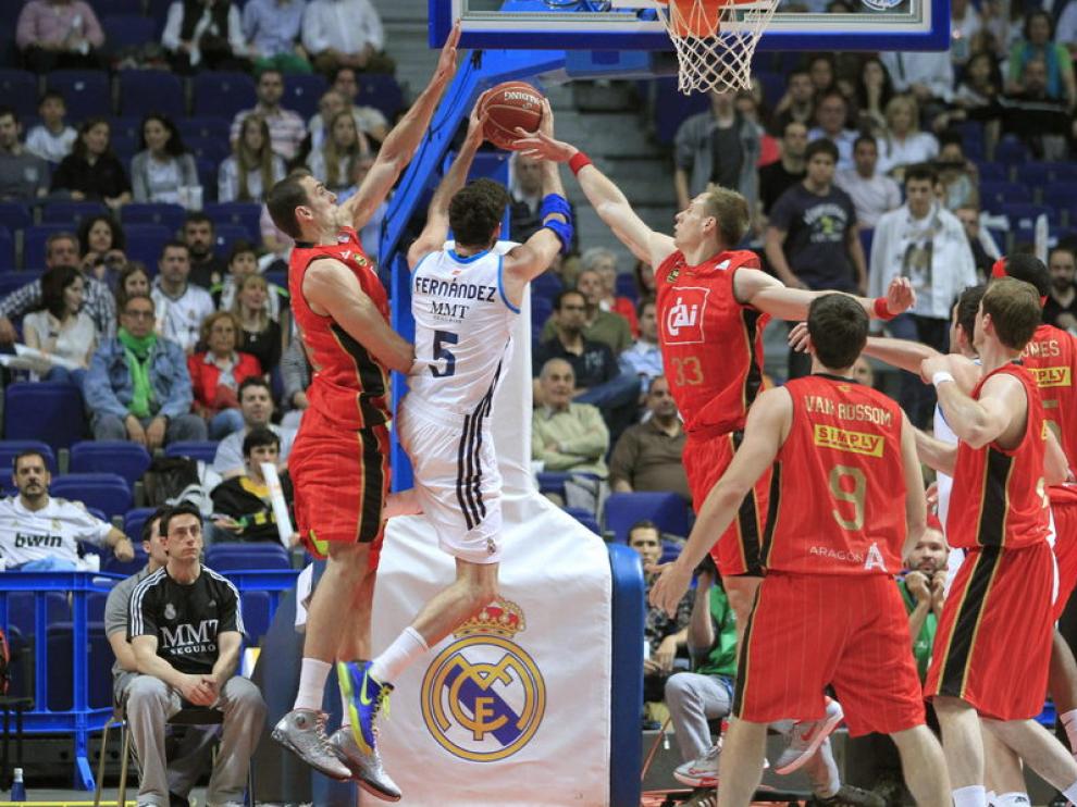 Imagen del partido Real Madrid - CAI Zaragoza